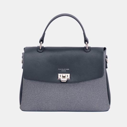 Designer Two-Tone Contrast Handbag