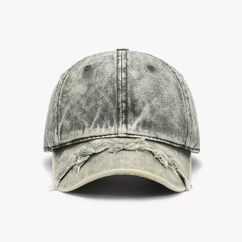 Baseball Cap - Distressed Denim Cap