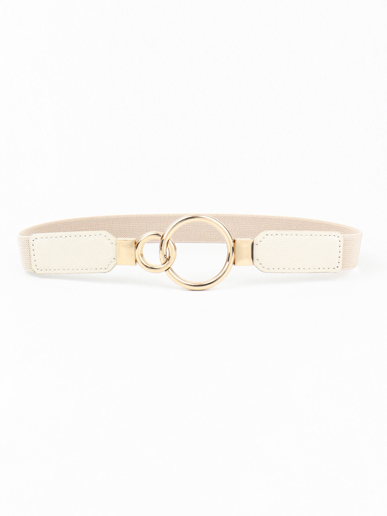 Belt - Slim Elastic Double-Ring Buckle