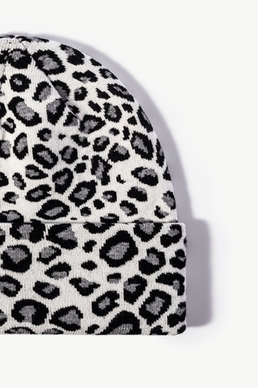 Beanie - Leopard Pattern Cuff