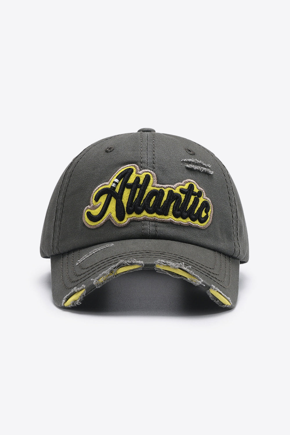 Baseball Cap - Distressed Denim Cap ATLANTIC