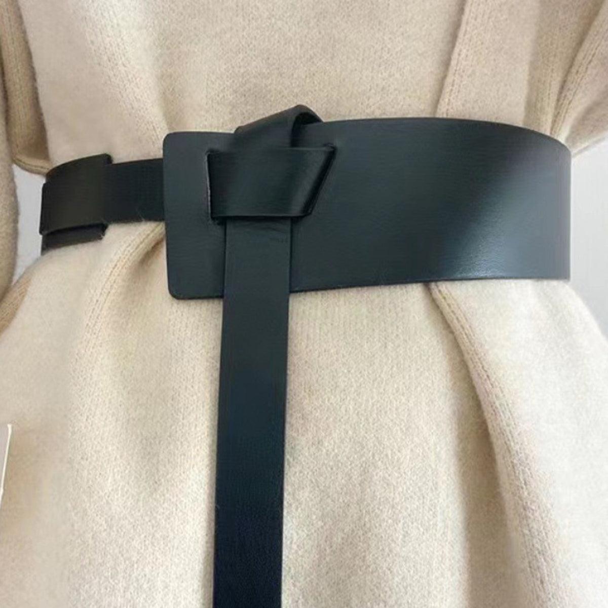 Belt - Knot Detail PU Belt