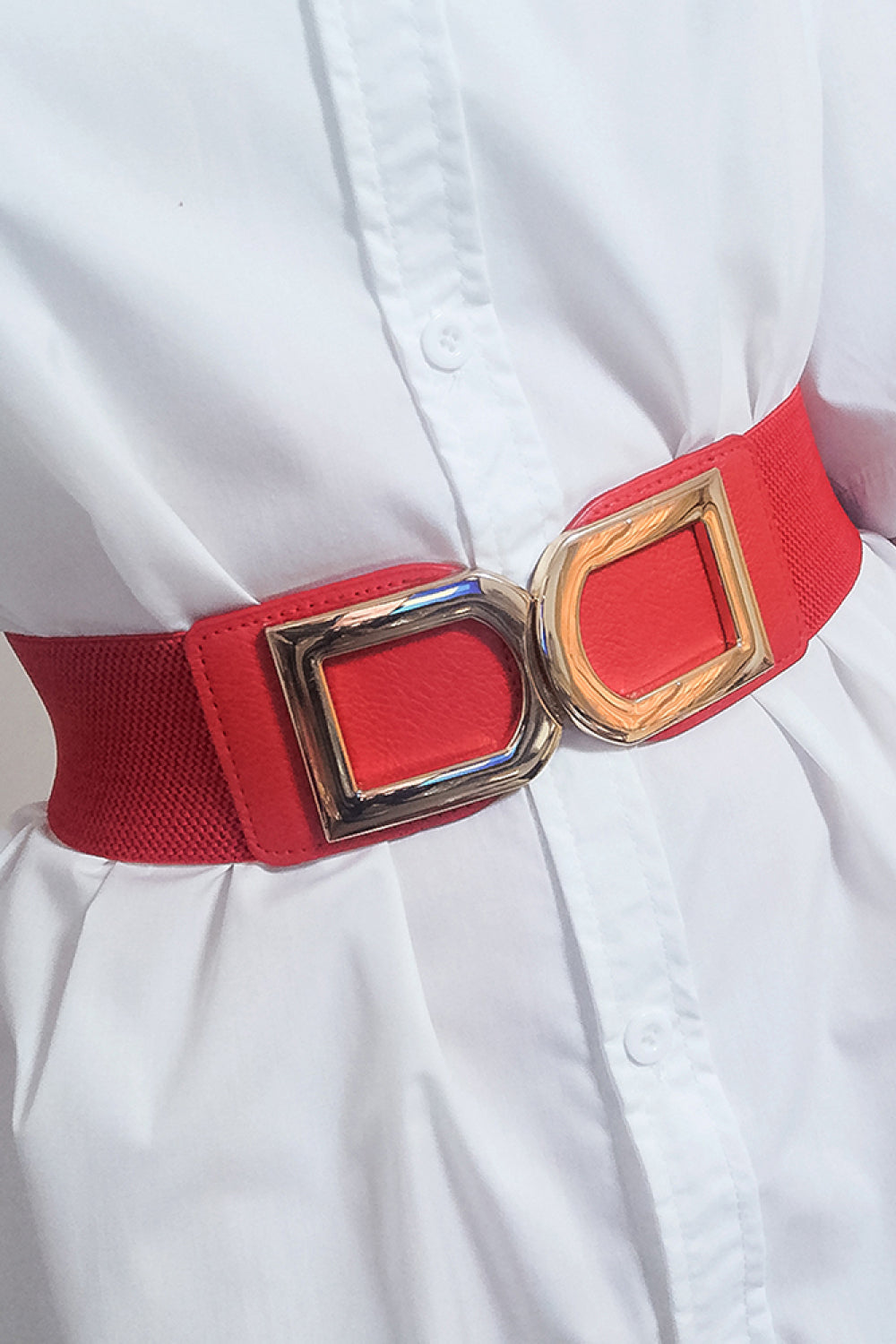 Belt - Double D Buckle PU Belt