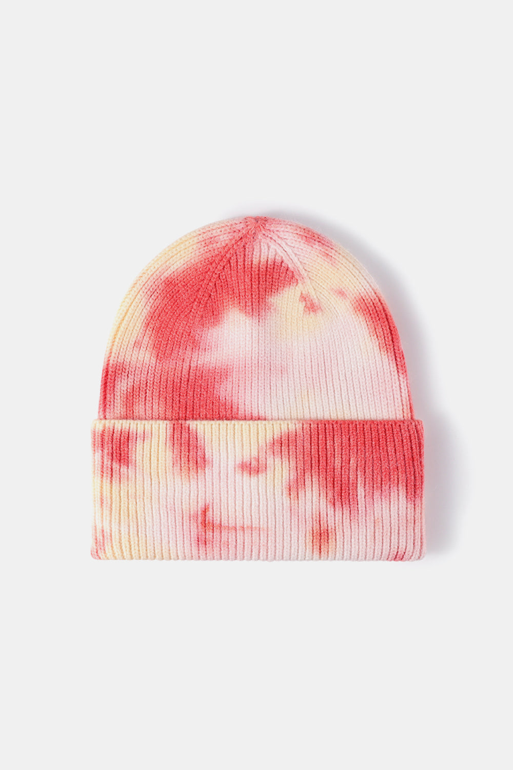 Beanie - Tie-Dye Rib-Knit Cuff