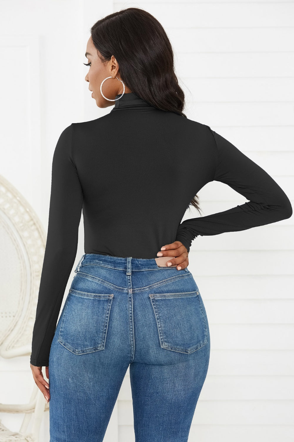 Bodysuit - Turtleneck Long Sleeve