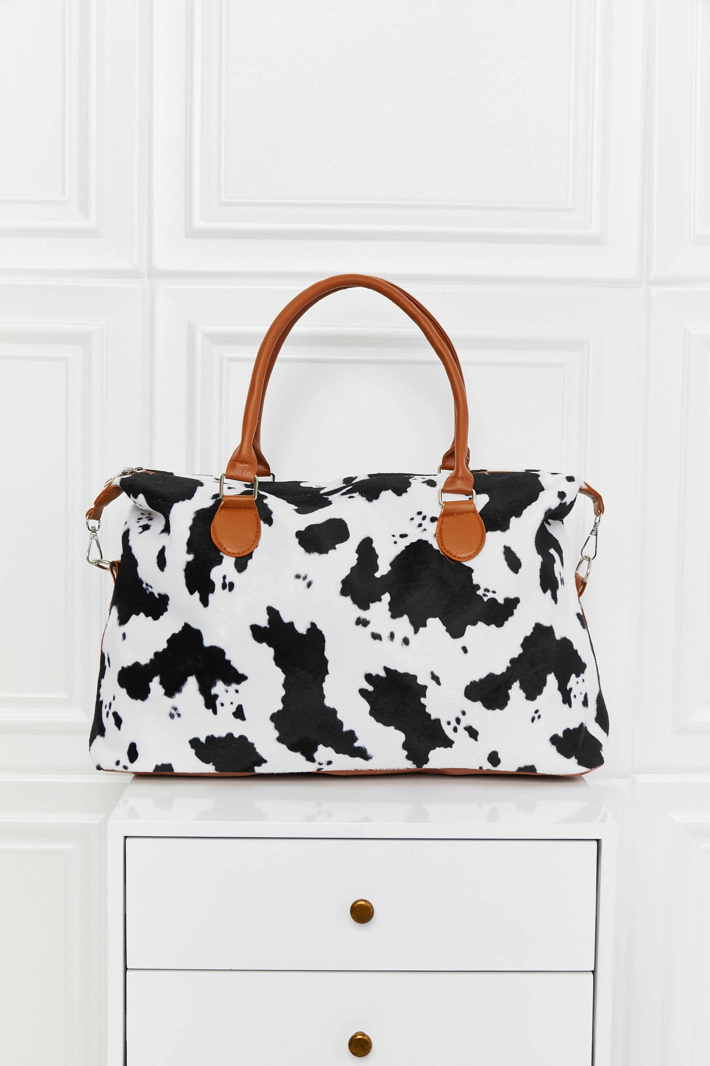 Duffle Bag - Animal Print Brushed Weekender