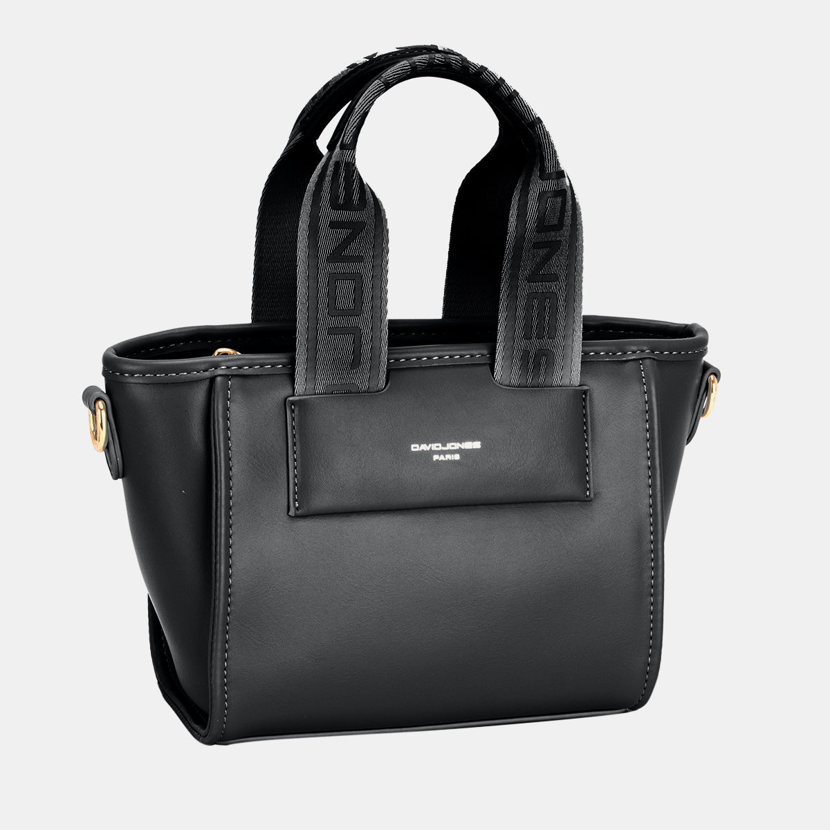 Designer Handbag with Embossed Handles