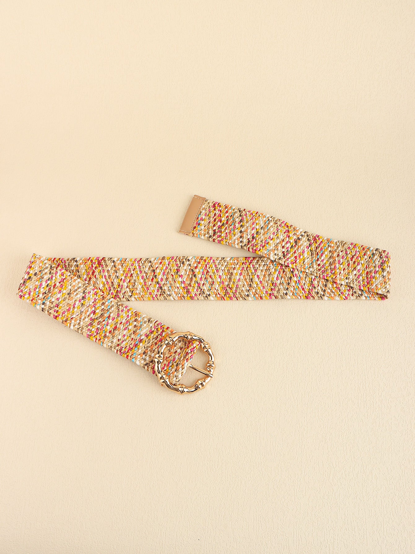 Belt - Wide Multi-Colored Weave