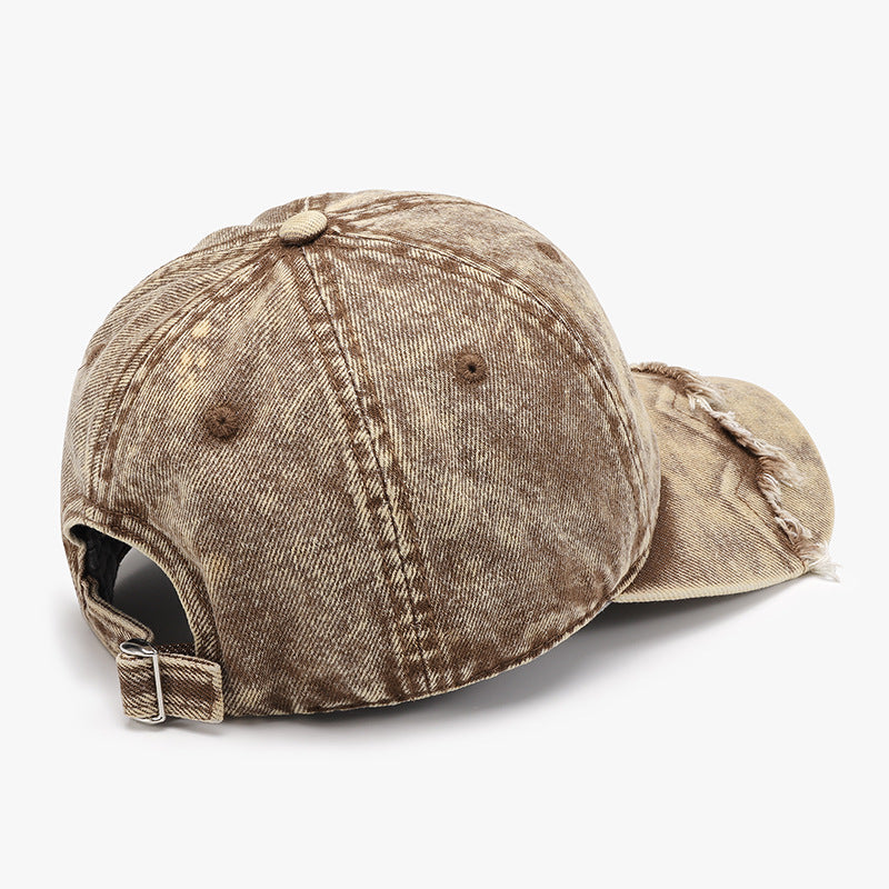 Baseball Cap - Distressed Denim Cap