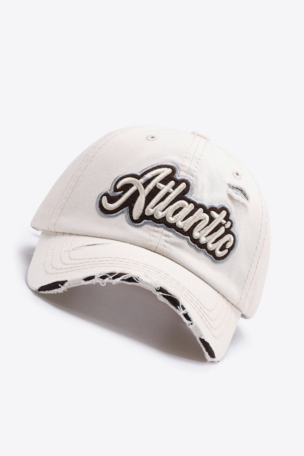 Baseball Cap - Distressed Denim Cap ATLANTIC