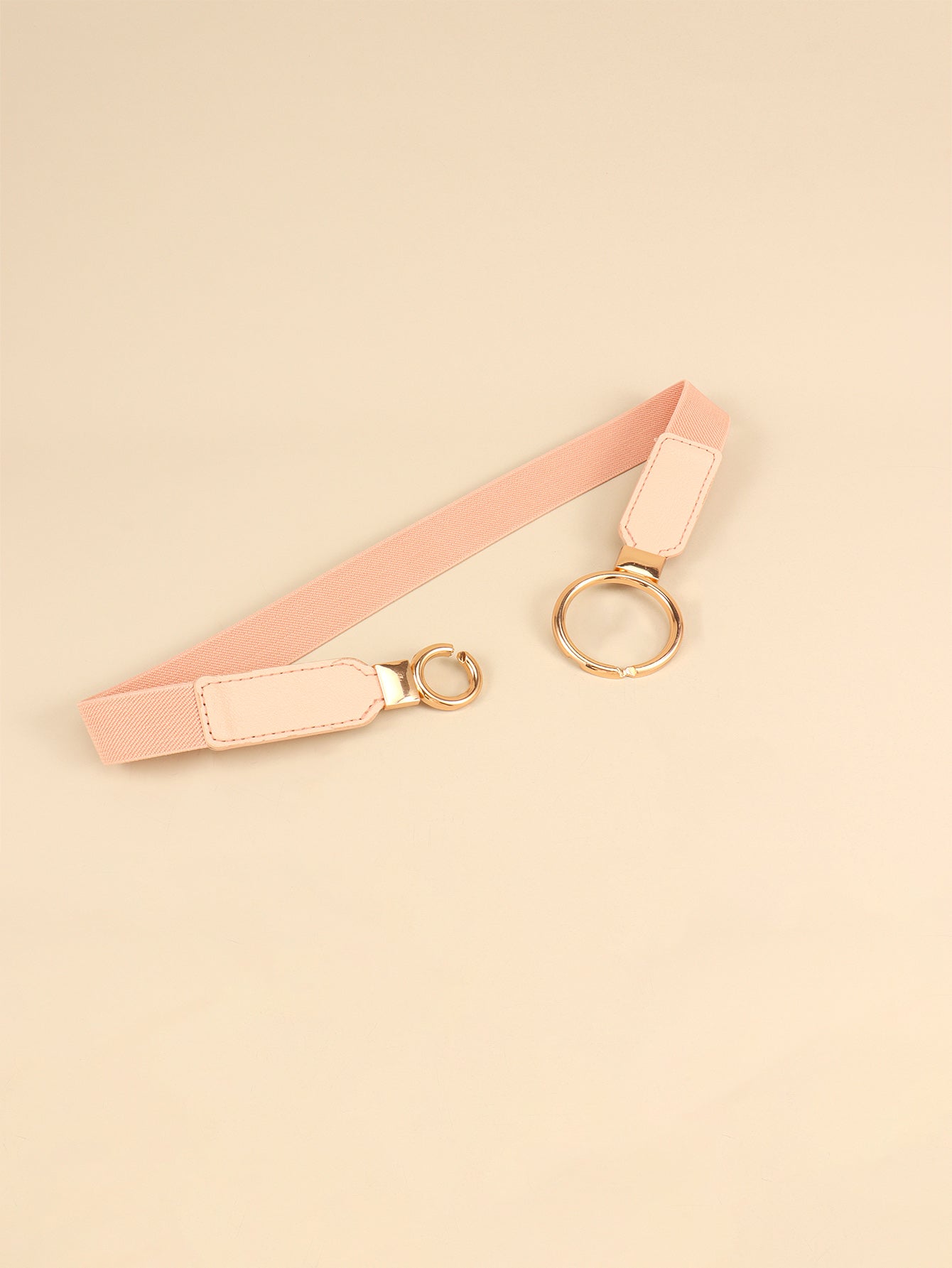 Belt - Slim Elastic Double-Ring Buckle