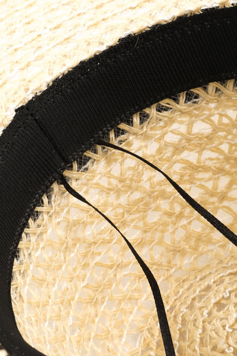 Sun Hat - Wide Brim Straw Weave Hat