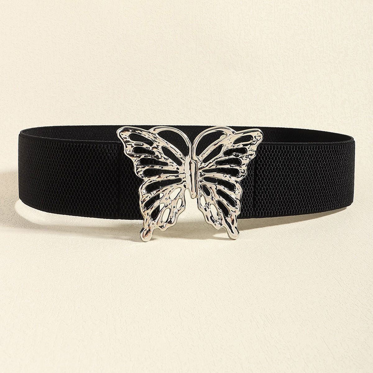 Belt - Butterfly Alloy Buckle Elastic