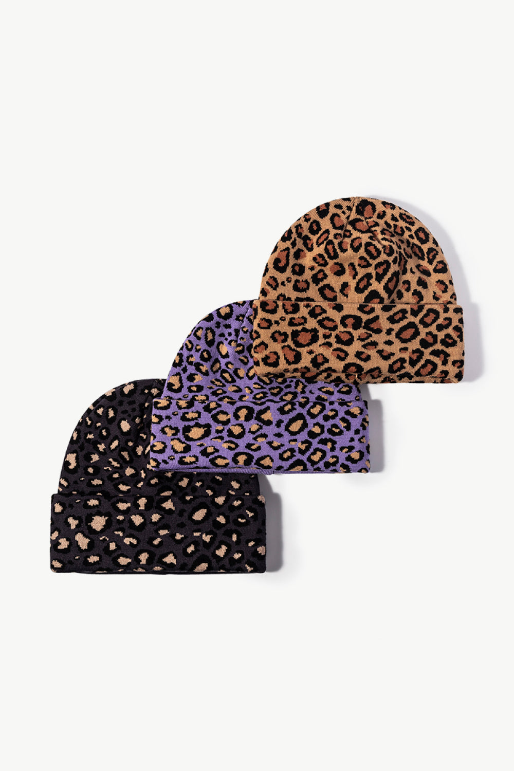 Beanie - Leopard Pattern Cuff