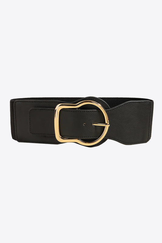 Belt - Zinc Alloy PU Leather Belt