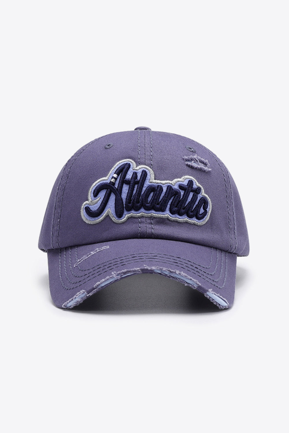 Baseball Cap - Distressed Denim Cap ATLANTIC