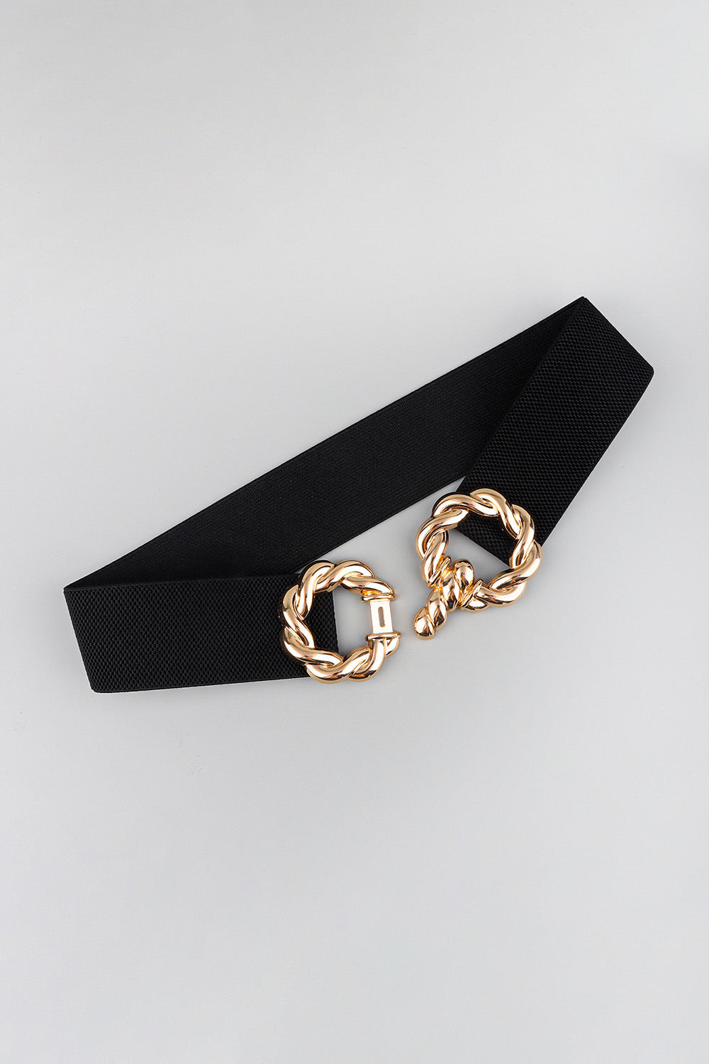 Belt - Zinc Alloy Buckle Elastic Belt