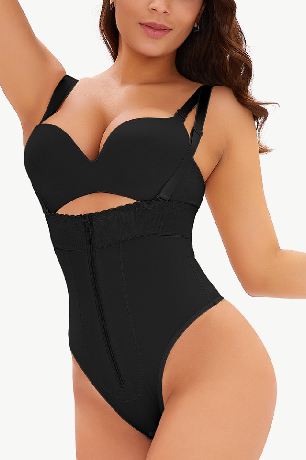 Bodysuit - Full Size Shaping Adjustable & Zip-Up