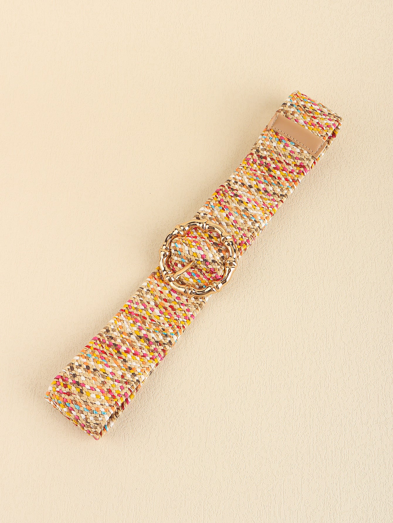 Belt - Wide Multi-Colored Weave