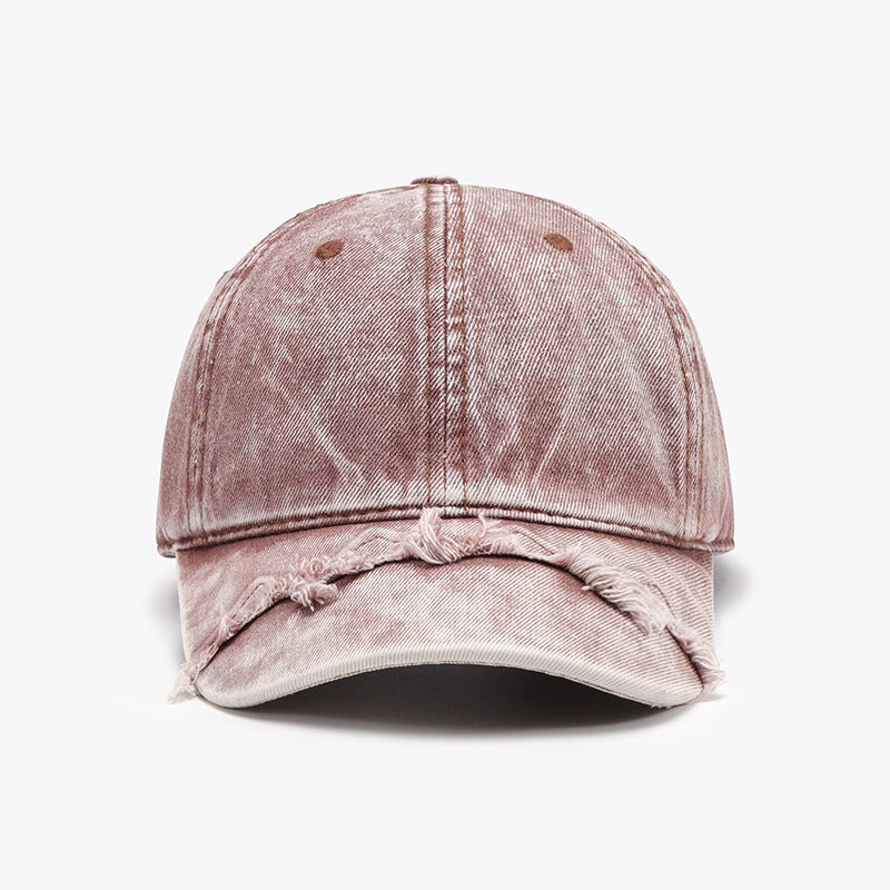 Baseball Cap - Distressed Denim Cap