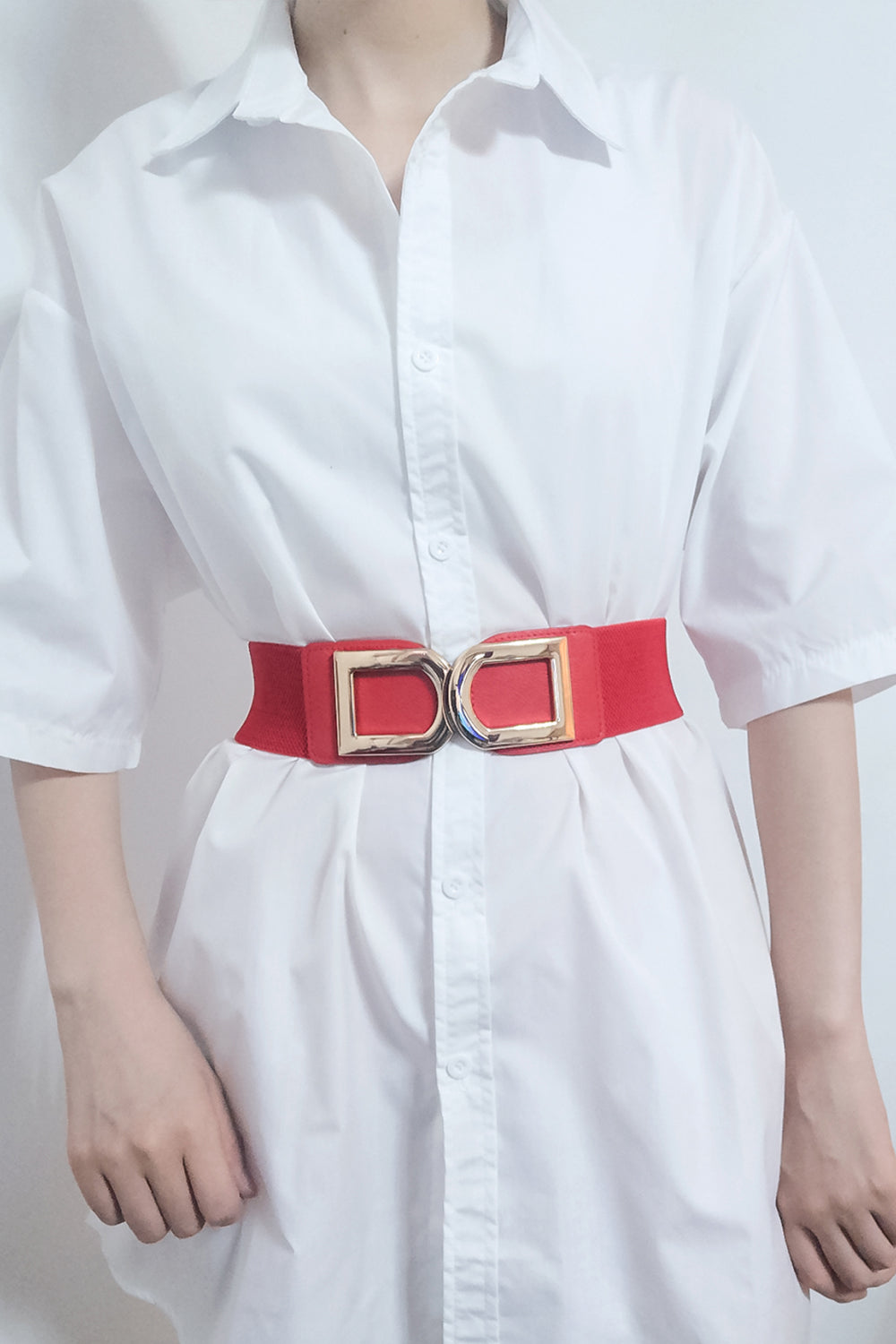 Belt - Double D Buckle PU Belt