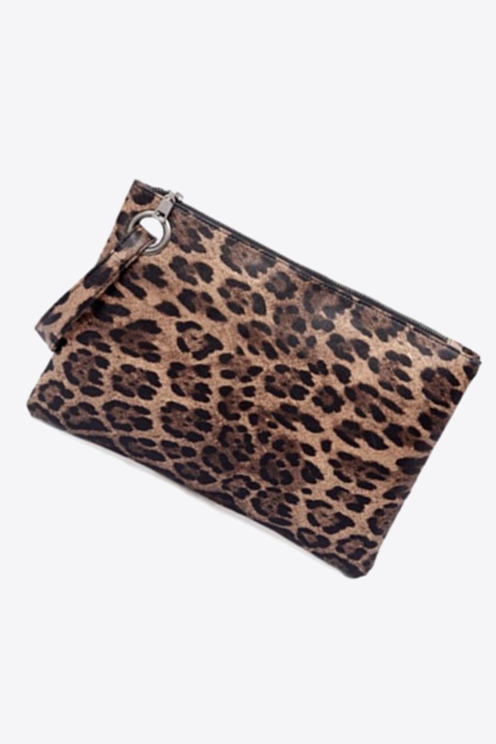 Clutch Purse - Leopard Print Leather