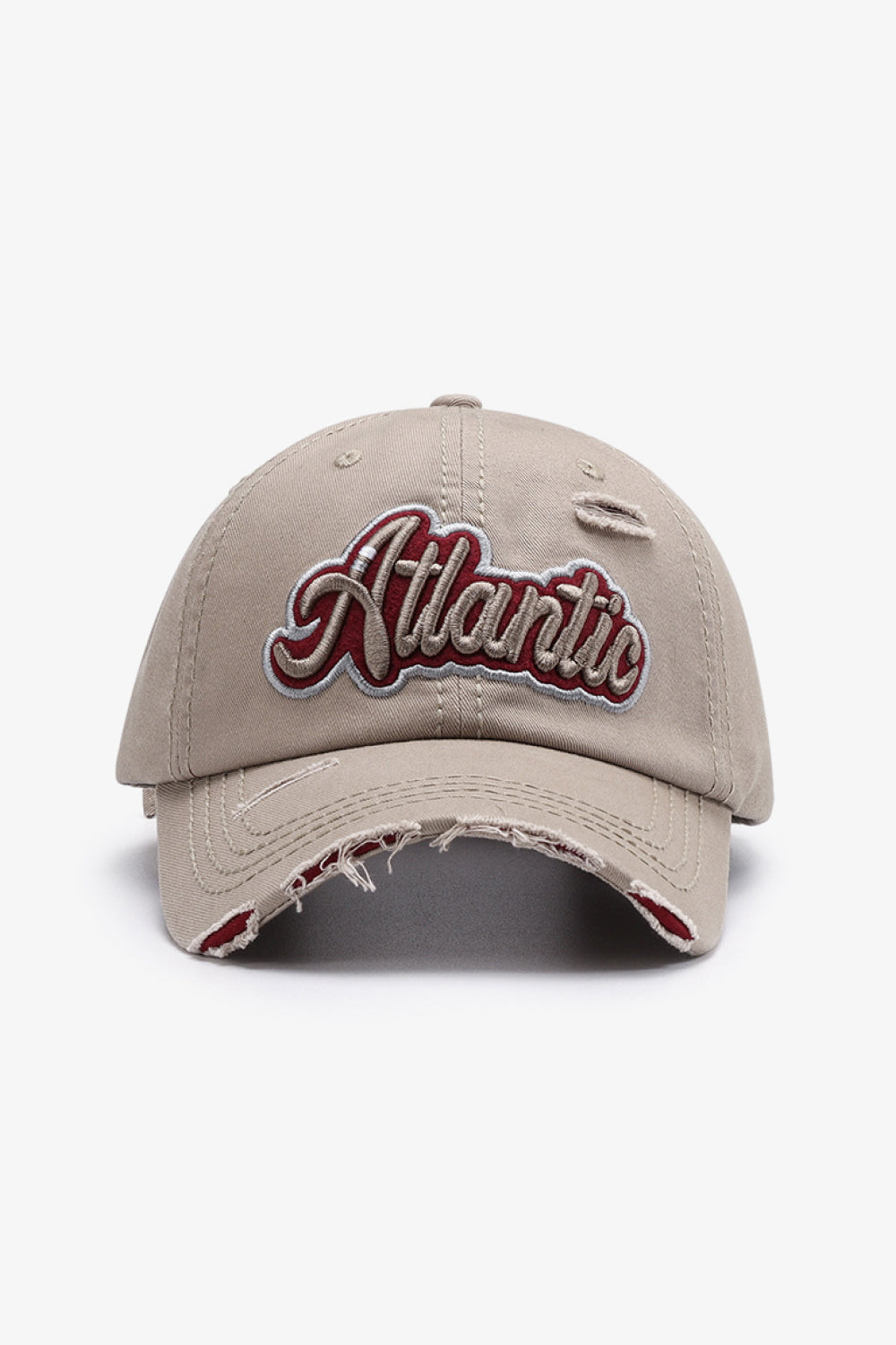 Baseball Cap - Distressed Denim Cap ATLANTIC