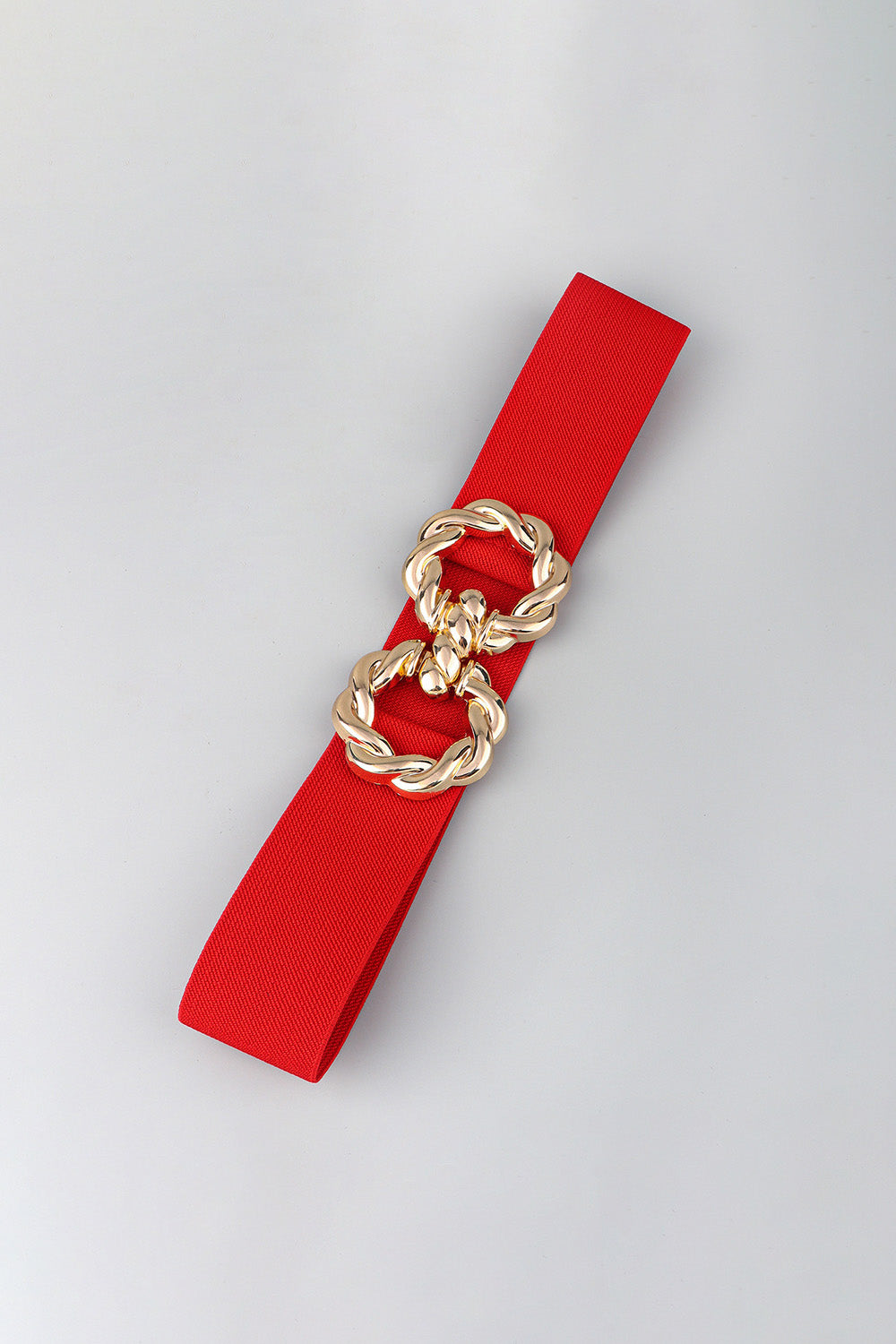 Belt - Zinc Alloy Buckle Elastic Belt