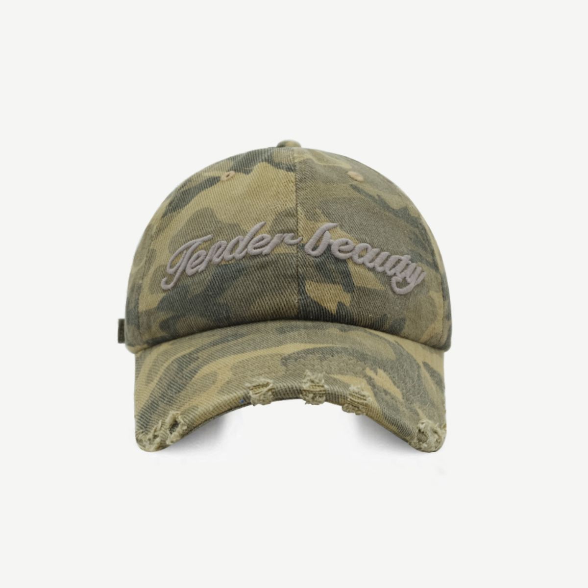 Baseball Cap - Distressed Denim Camouflage