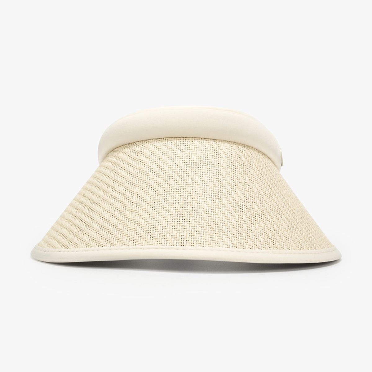 Visor - Sun Hat Solid Weave Adjustable