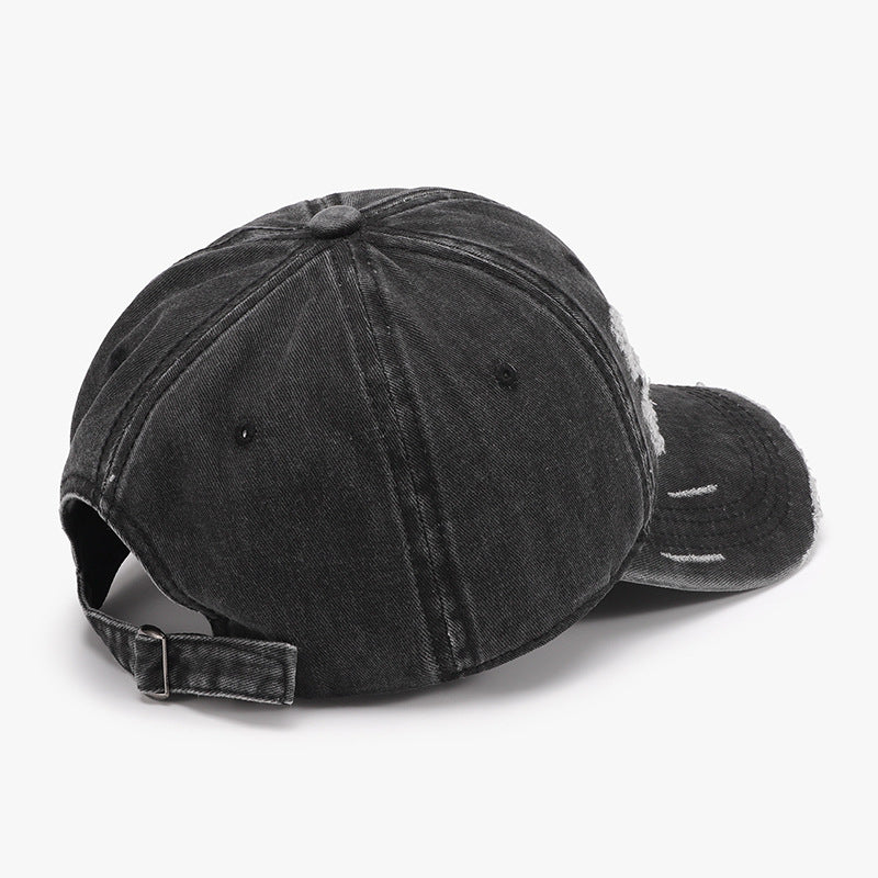 Baseball Cap - Distressed Denim Cap