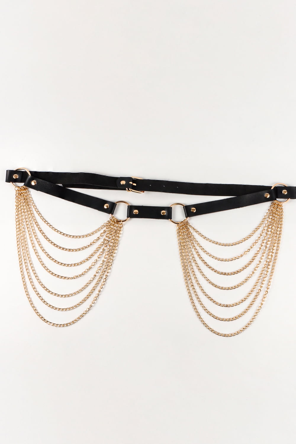 Belt - PU Belt with Chain