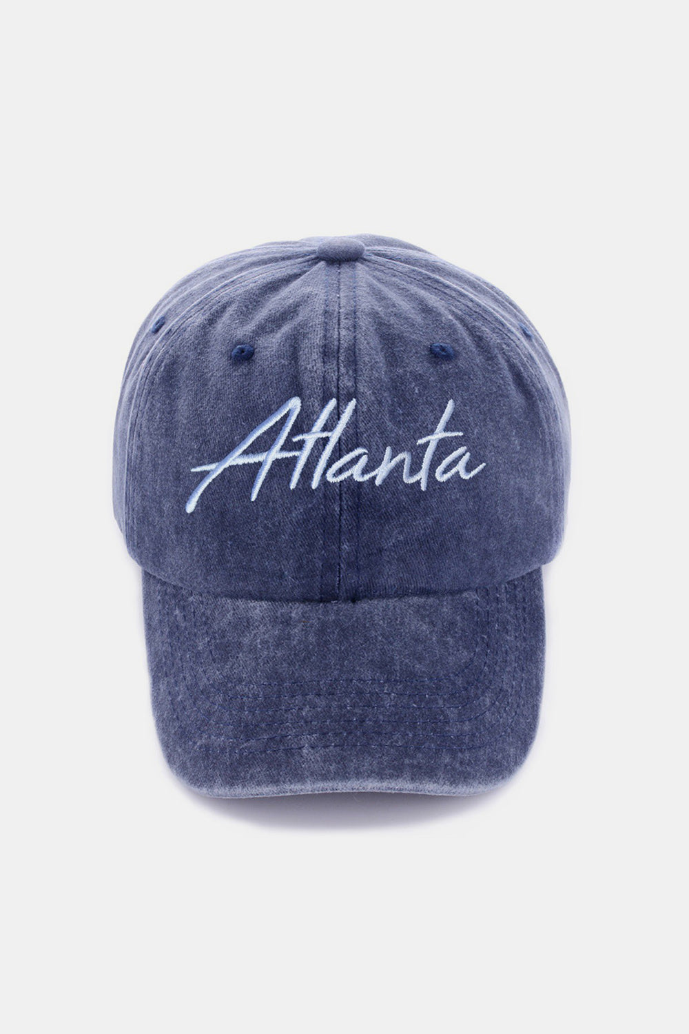 Baseball Cap - Zenana-Washed Embroidered ATLANTA