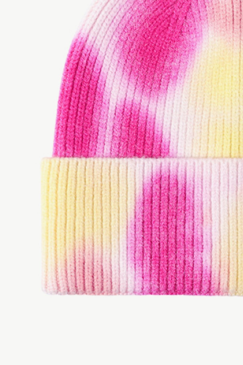 Beanie - Tie-Dye Knit Cuff