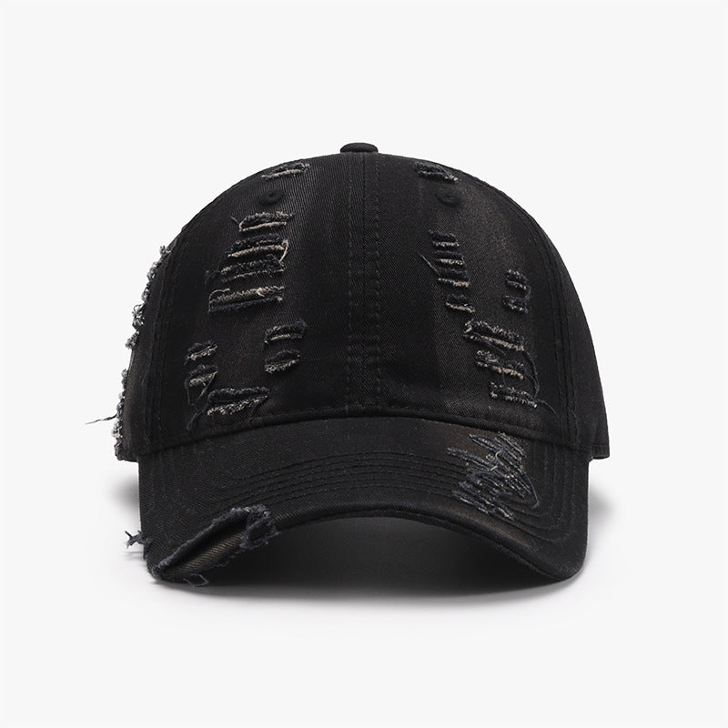 Baseball Cap - Distressed Denim Cap