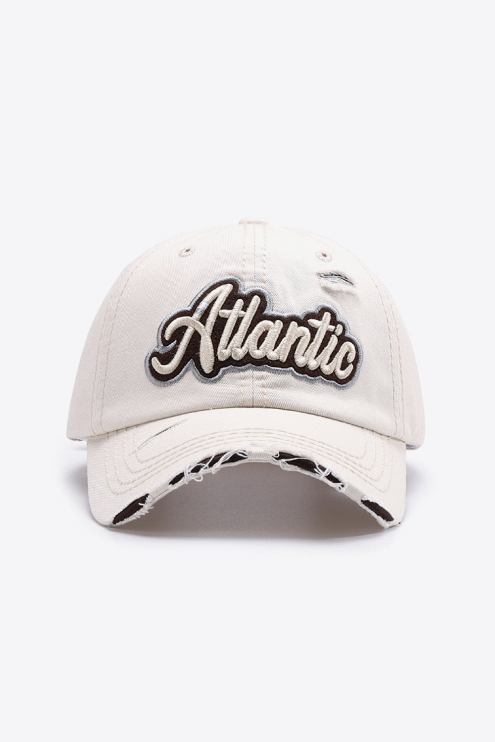 Baseball Cap - Distressed Denim Cap ATLANTIC