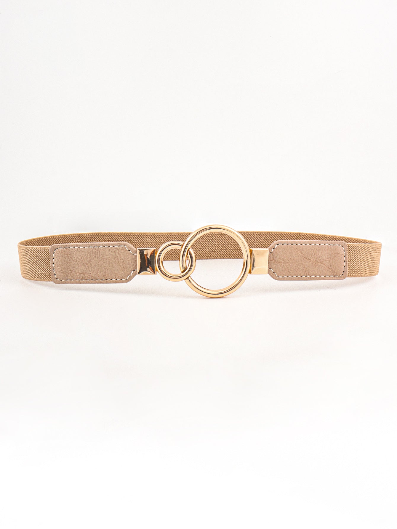 Belt - Slim Elastic Double-Ring Buckle