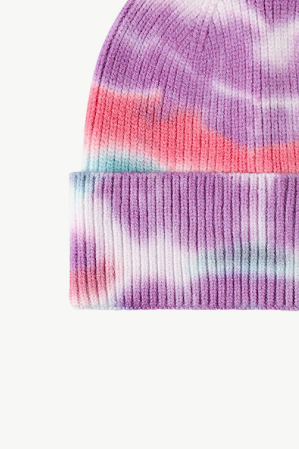 Beanie - Tie-Dye Knit Cuff