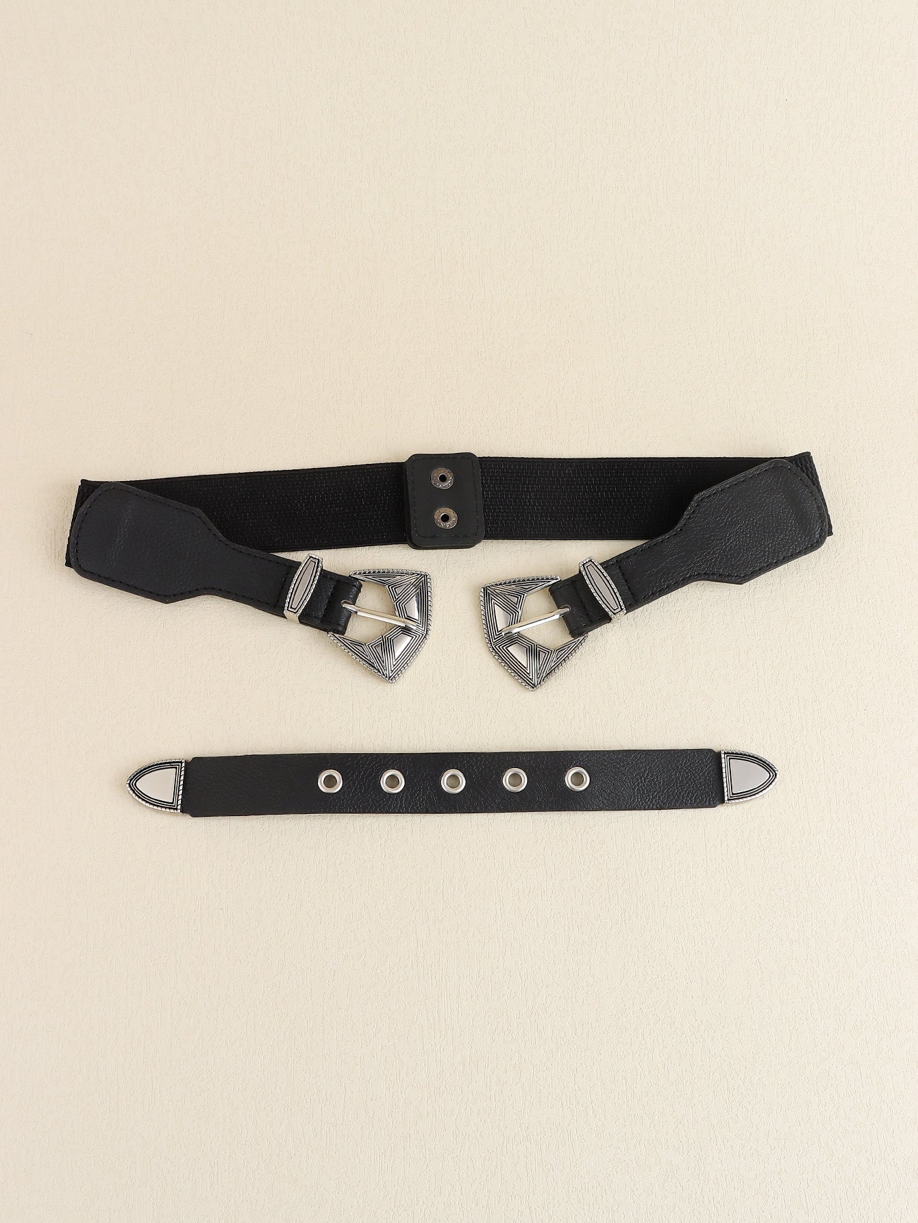 Belt - Double Buckle Leather