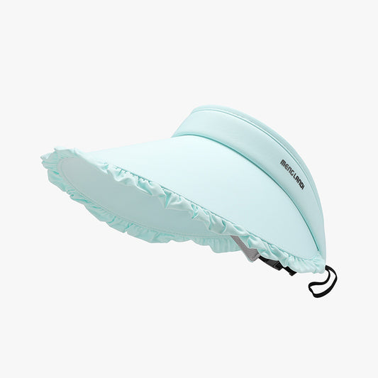 Visor - Sun Hat Frill Ice Silk - Adjustable