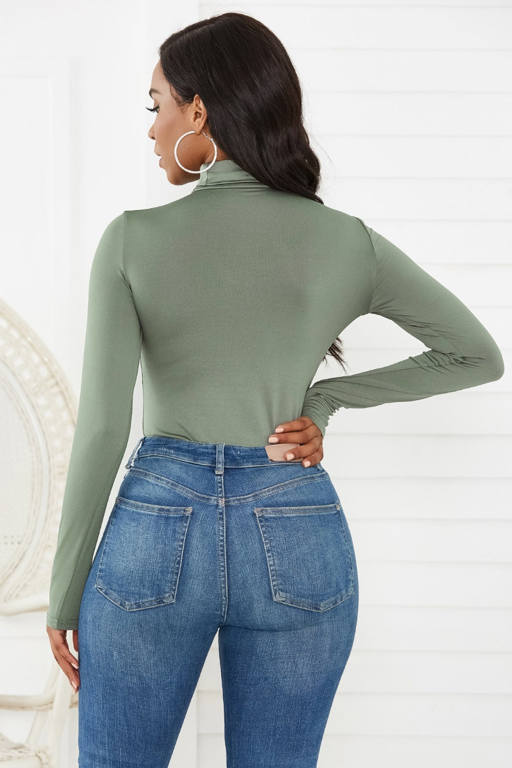 Bodysuit - Turtleneck Long Sleeve