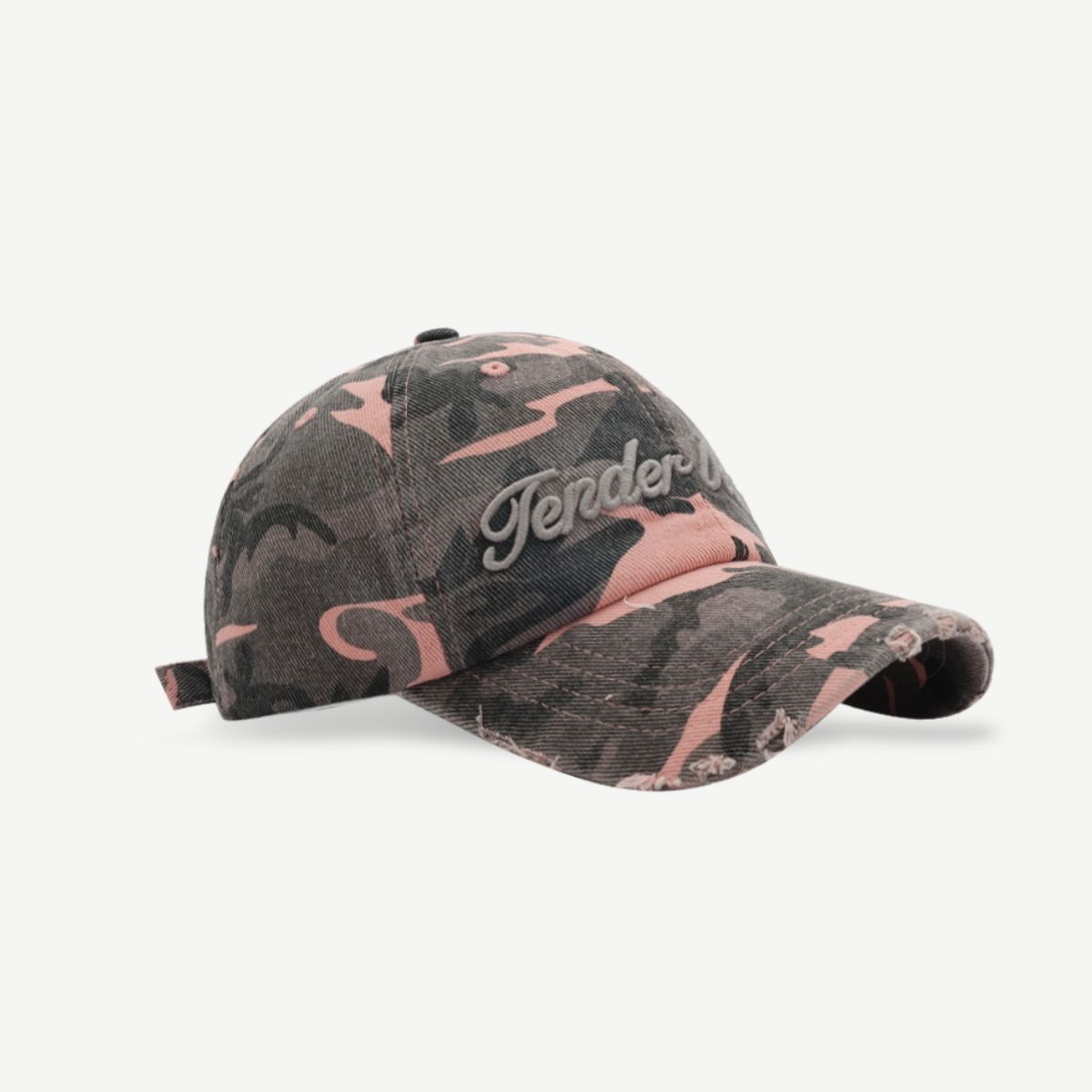 Baseball Cap - Distressed Denim Camouflage