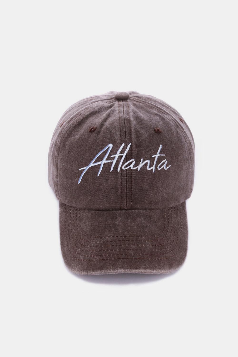 Baseball Cap - Zenana-Washed Embroidered ATLANTA