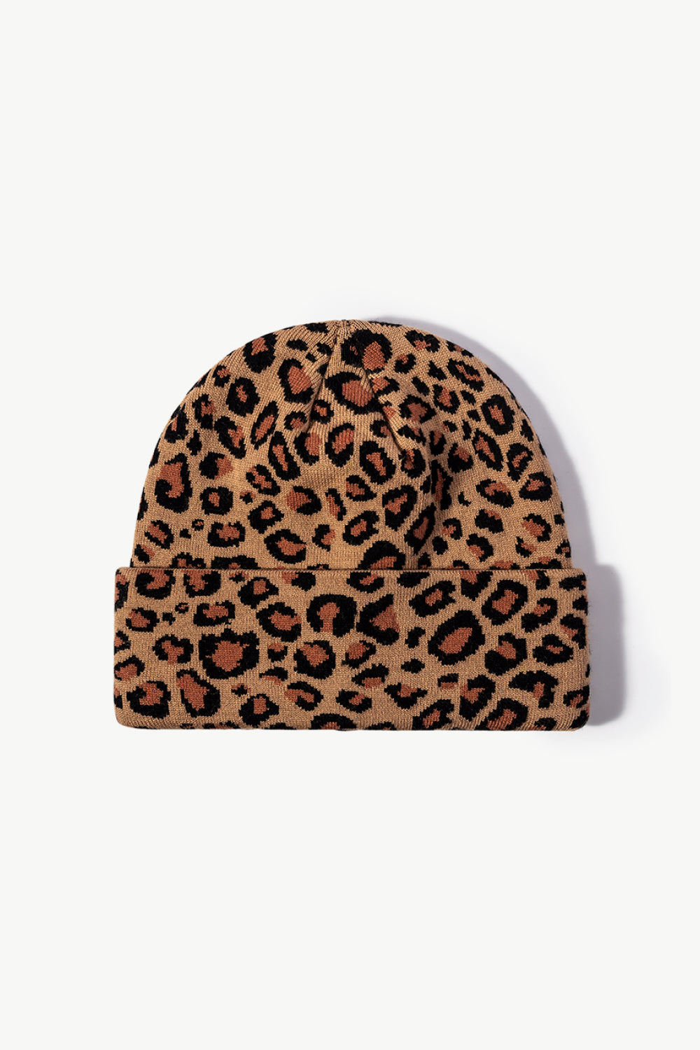 Beanie - Leopard Pattern Cuff