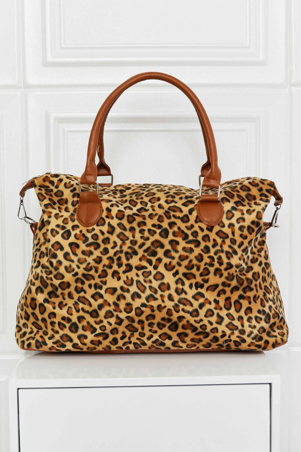 Duffle Bag - Animal Print Brushed Weekender