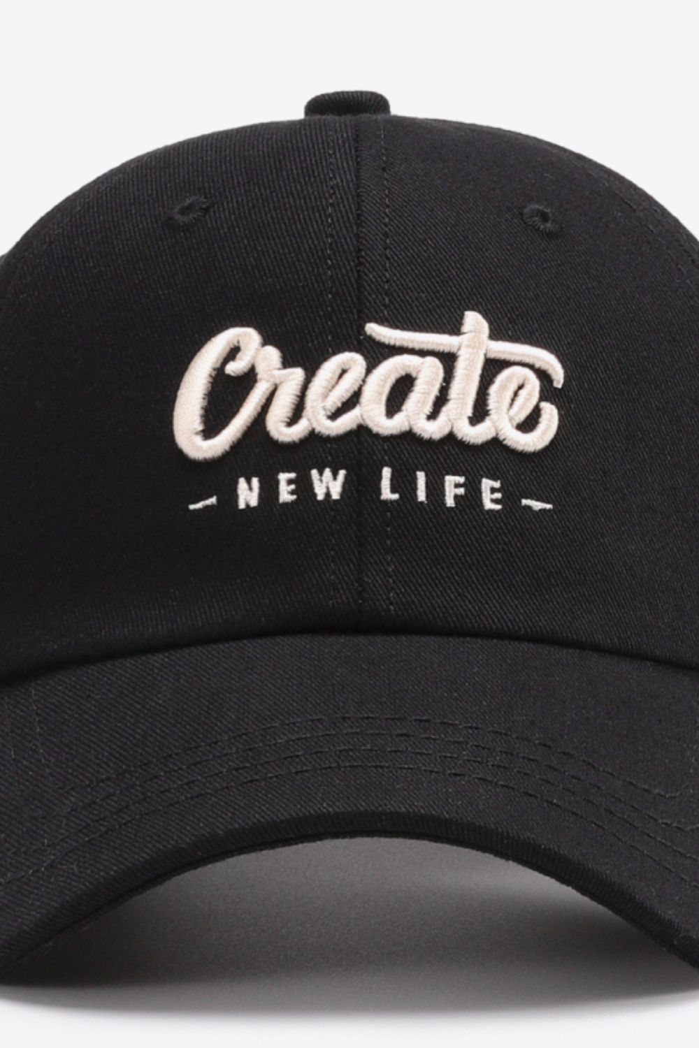 Baseball Cap - CREATE NEW LIFE Embroidered