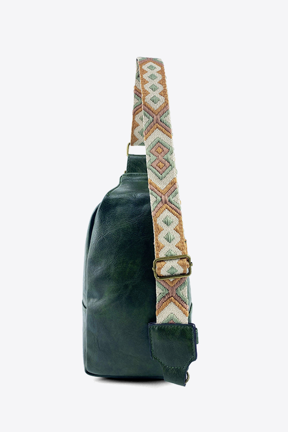 Sling Bag - Pattern Adjustable Strap Leather