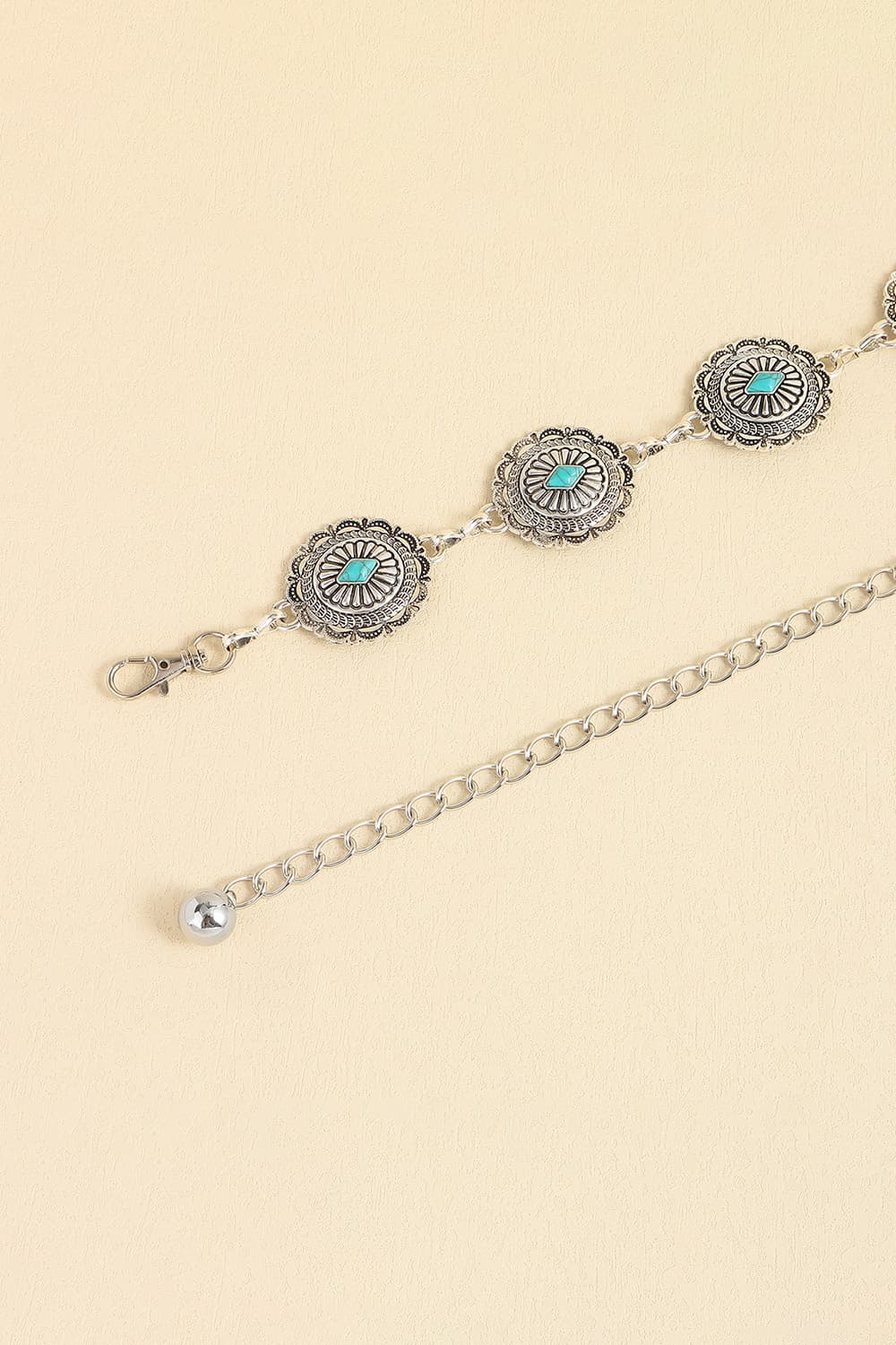 Belt - Vintage Turquoise Alloy Belt