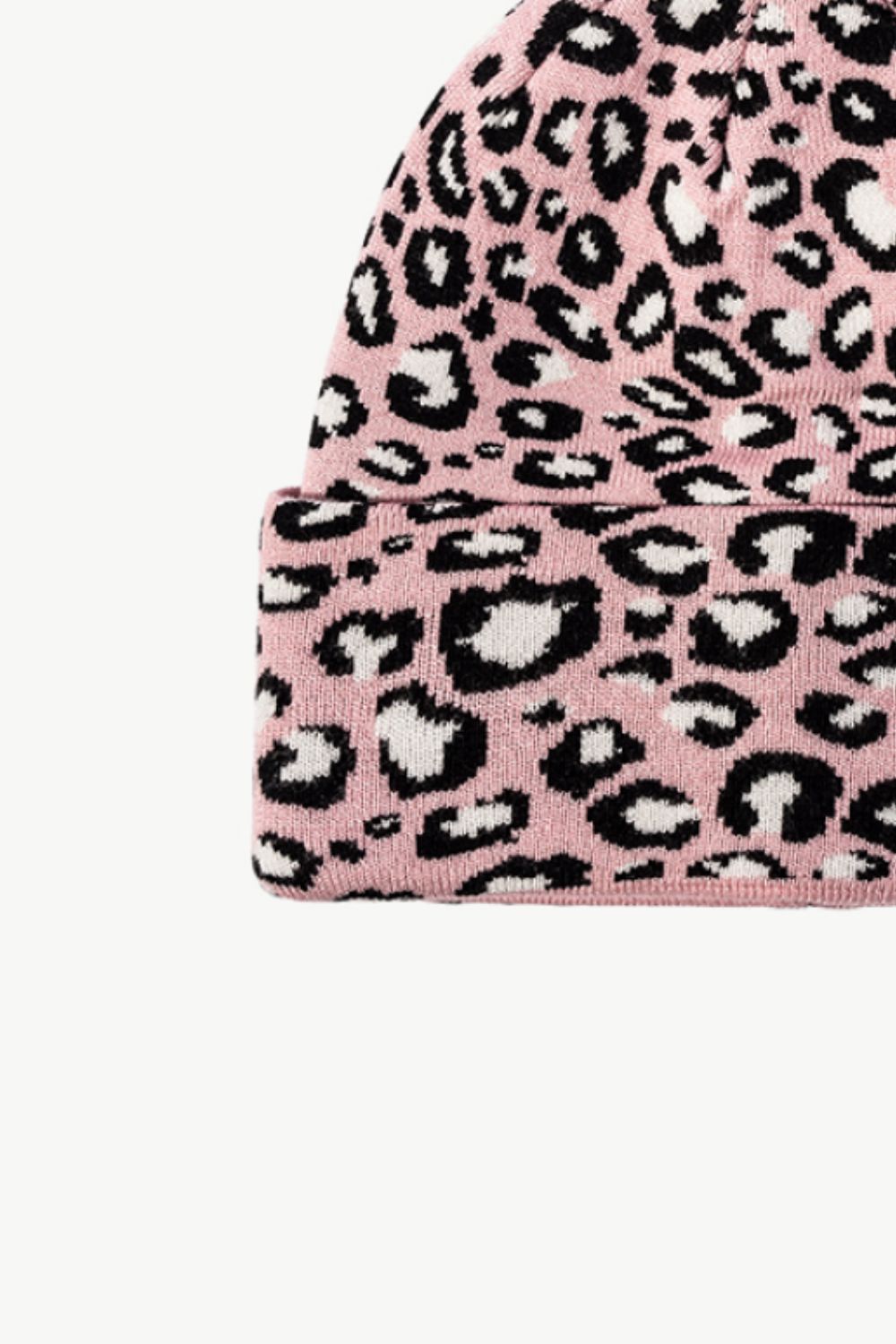 Beanie - Leopard Pattern Cuff