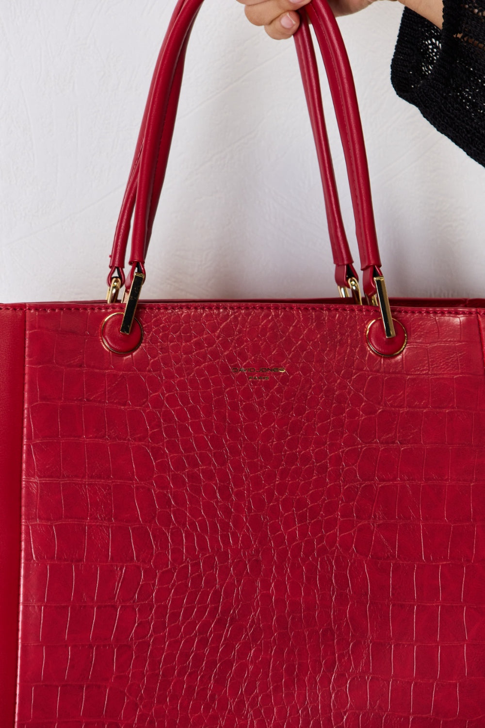 Designer Alligator Embossed Handbag